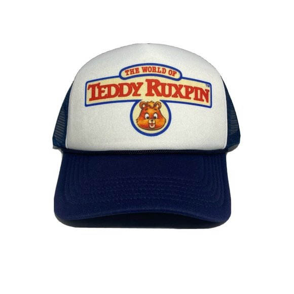 Teddy Ruxpin Trucker Hat Mesh Hat Adjustable Cap - Picture 1 of 5